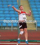 Adam Graham (Gateshead) under-20 discus winner, Northern Senior and Under-20 Champs., Sport City, Manchester. Photo: David T. Hewitson/Sports for All Pics